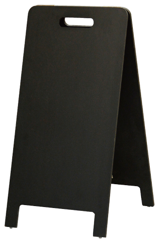 木目調・木製スタンド看板 ハンド式スタンド黒板マーカー・チョーク兼用タイプ（小）（両面仕様） - 看板印刷屋のスタンド看板専門店